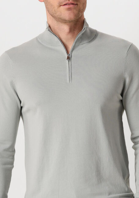 PROFUOMO Pull HALF ZIP LUXURY BASIC en vert - large