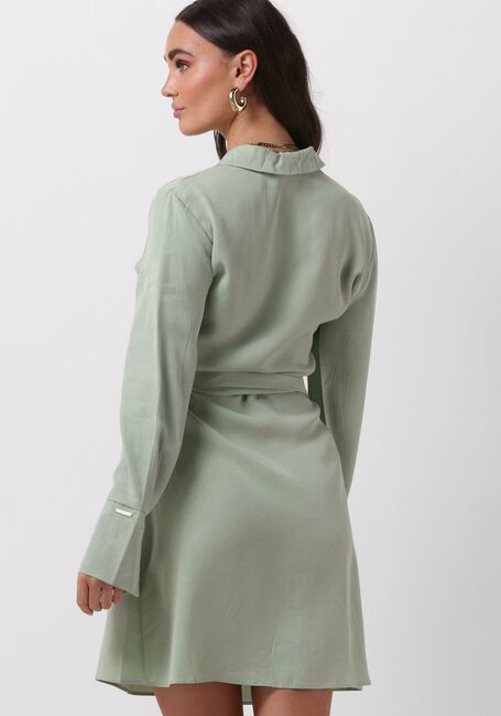 COLOURFUL REBEL Mini robe DORIN UNI WRAP MINI DRESS Menthe - large
