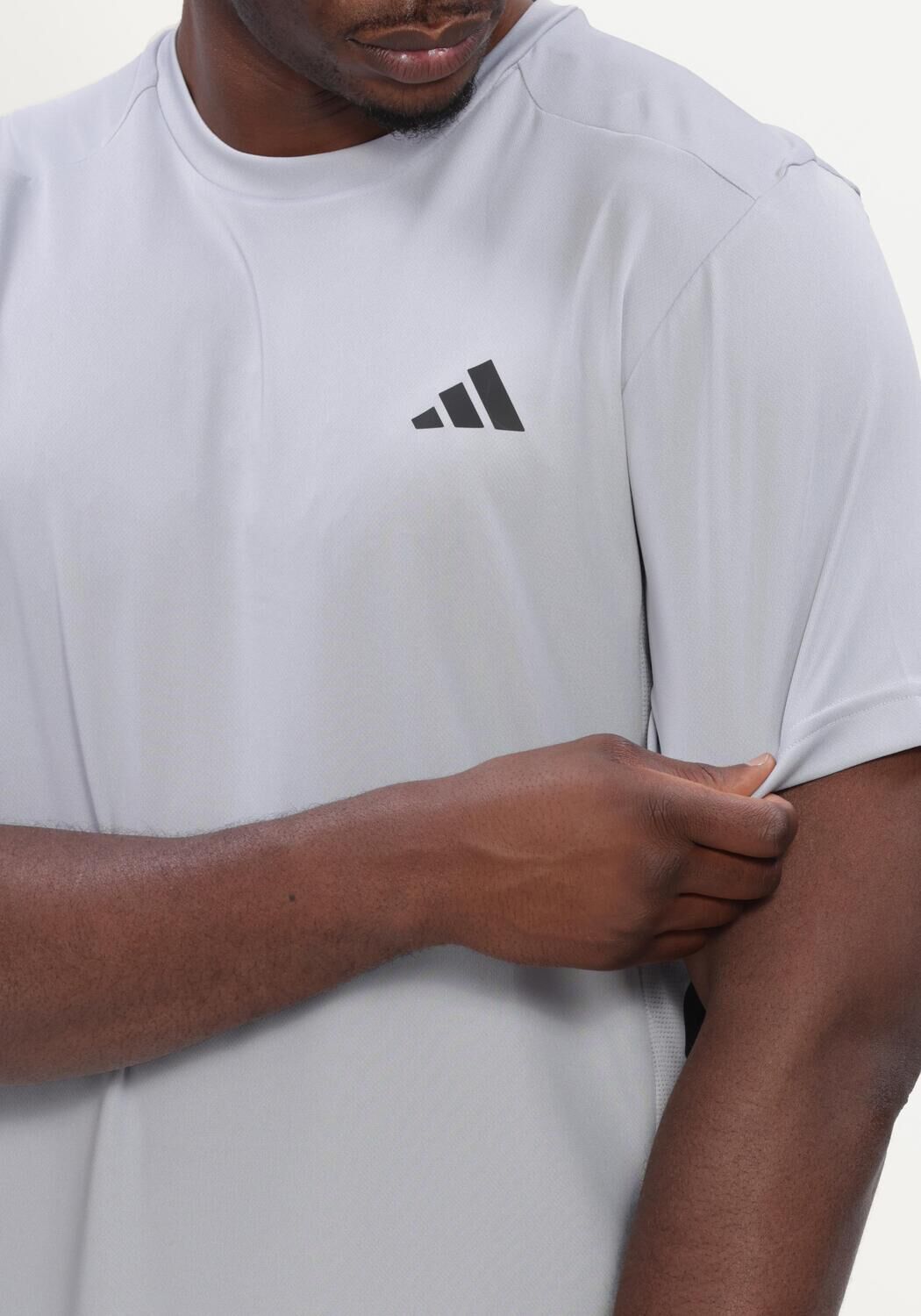 ADIDAS T-shirt TECHESS 3S TEE Gris clair - large