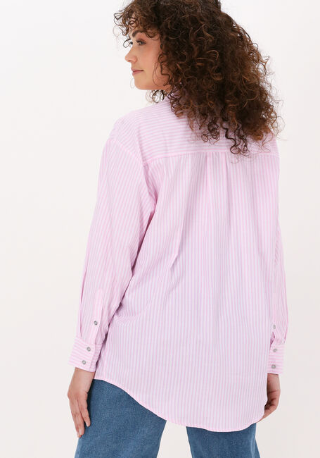 Roze CO'COUTURE  NIMBUS STRIPE OVERSIZE SHIRT - large