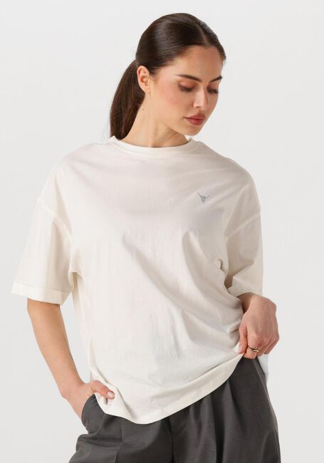 ALIX THE LABEL T-shirt LADIES KNITTED ADVENTURE T-SHIRT en blanc - large