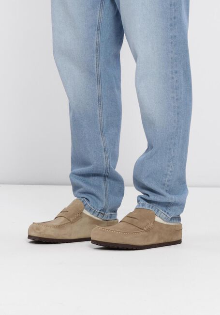 Beige BIRKENSTOCK Instappers NAPLES - large