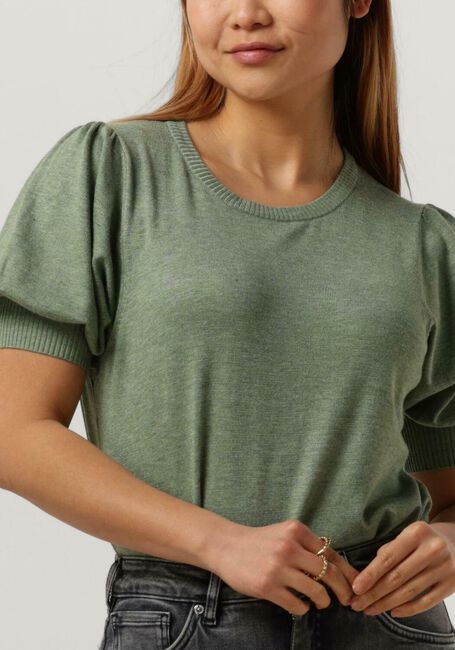 MINUS Haut LIVA KNIT TEE en vert - large