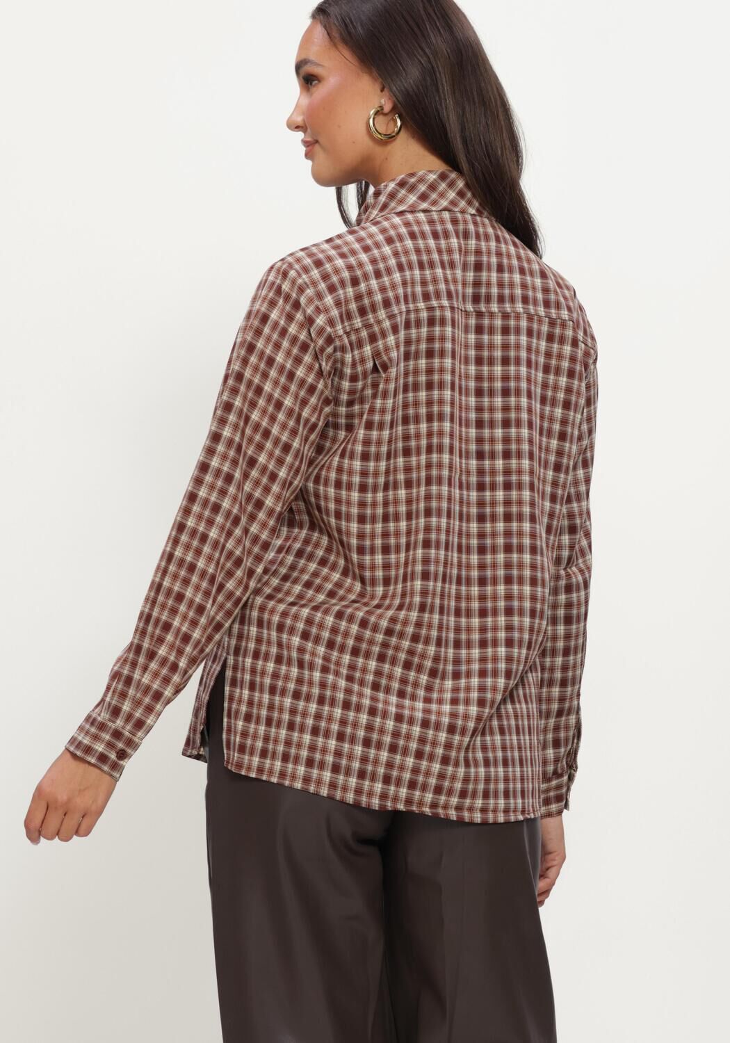 YDENCE BLOUSE CHARLIZE Blouses en marron - large