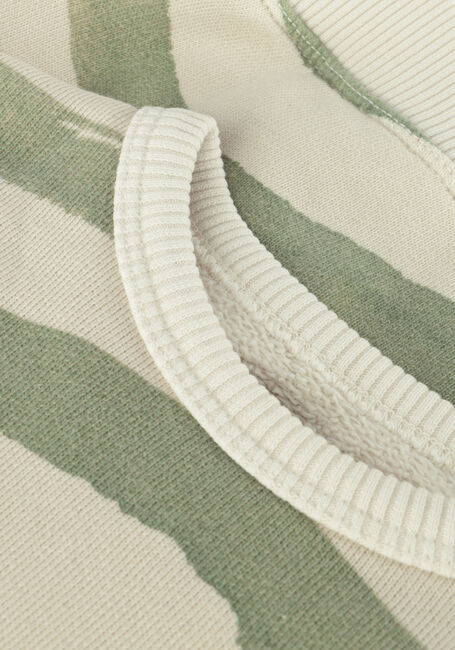 Groene PLAY UP Sweater PRINTED FLEECE SWEATER - large