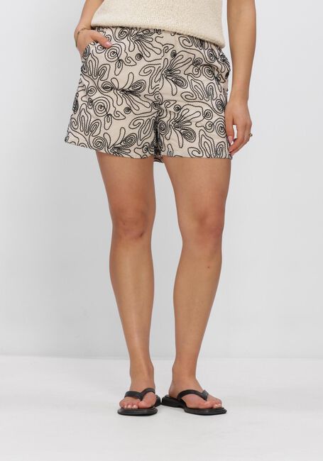 Beige OBJECT Broeken/jumpsuits OBJKERRY HW SHORTS - large