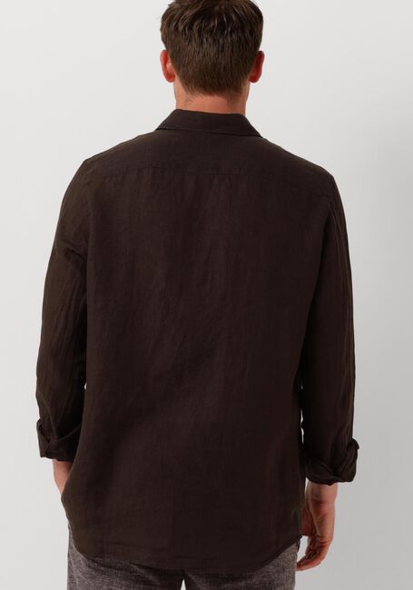 PROFUOMO Chemise décontracté SHIRT X-CUTAWAY SC LINNEN en marron - large