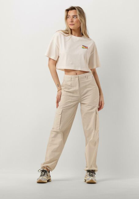 TOMMY JEANS T-shirt TJW OVS CRP SUMMER FLAG TEE3 en blanc - large