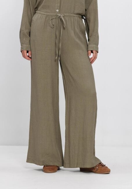 SIMPLE Pantalons longs TROUSER en vert - large