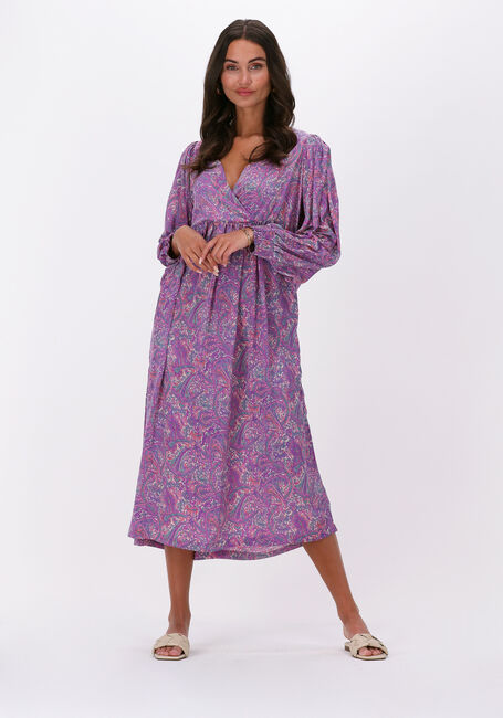 SISSEL EDELBO Robe midi KLINT DRESS en violet - large