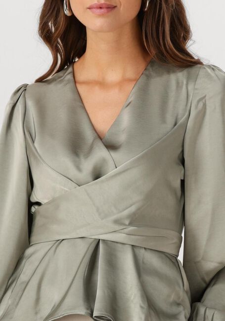 NEO NOIR RISTA HEAVY SATEEN BLOUSE Blouses en vert - large
