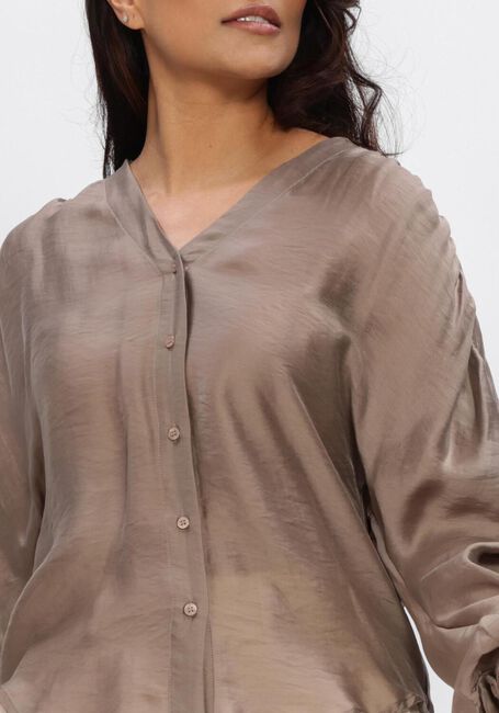 MSCH COPENHAGEN MSCHRAMONA RIKKELIA VOLUME SHIRT Blouses en taupe - large