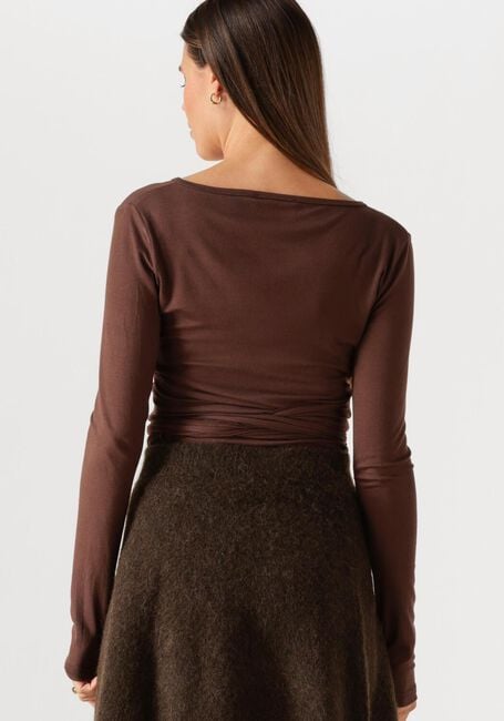 Bruine NEO NOIR Vest NIA JERSEY WRAP BLOUSE - large