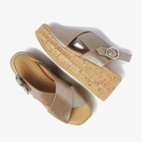 Bruine VIA VAI Sandalen SISSEL RAISE - medium