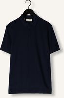 SELECTED MEN Polo SLHBERG SS KNIT POLO NOOS Bleu foncé SELECTED MEN Polo SLHBERG SS KNIT POLO NOOS Bleu foncé - medium