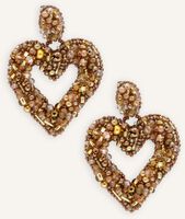 PAULIE POCKET Sieraad BEADED HEARTS EARRINGS - medium