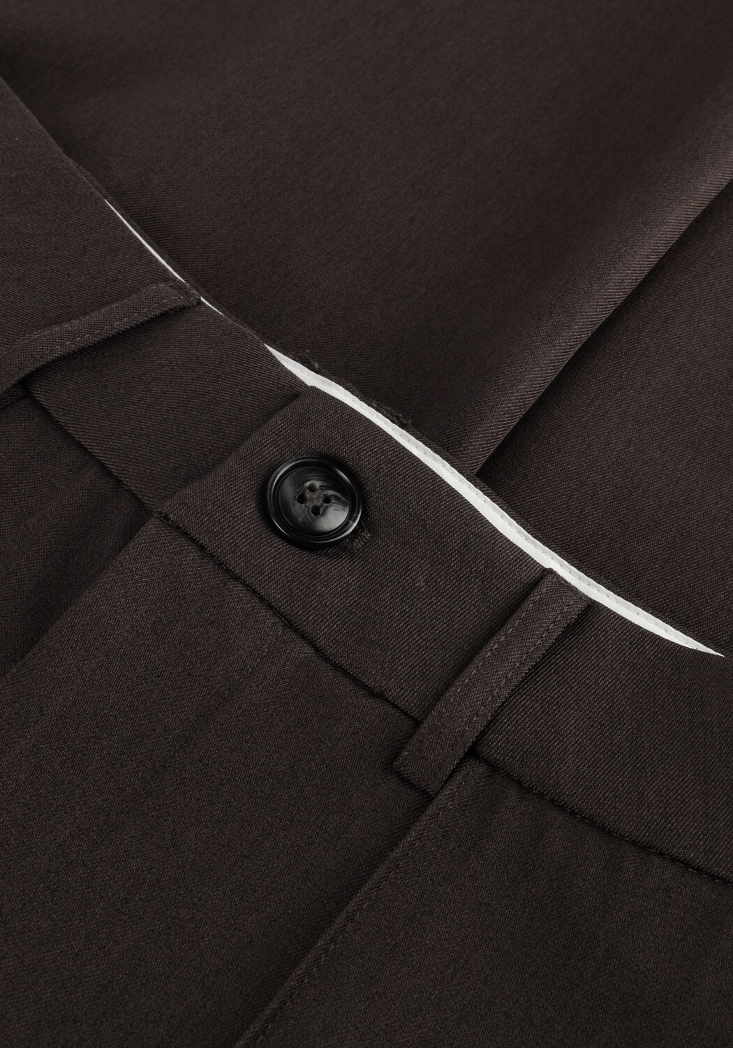 NEO NOIR Pantalon large TILIAN STRUCTURE PANTS en marron - large