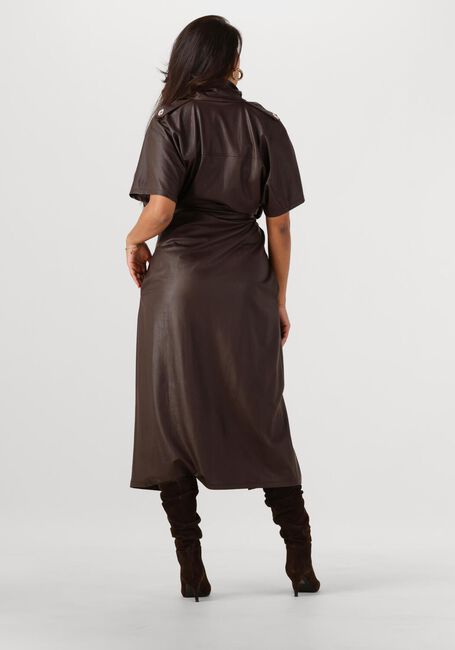 Bruine CAROLINE BISS Midi jurk 4164 - large