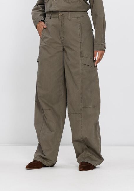 Groene CO'COUTURE Broeken/jumpsuits EVELYNCC BARREL LL PANT - large