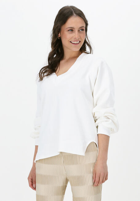ANOTHER LABEL Pull ELNA SWEATER Blanc - large
