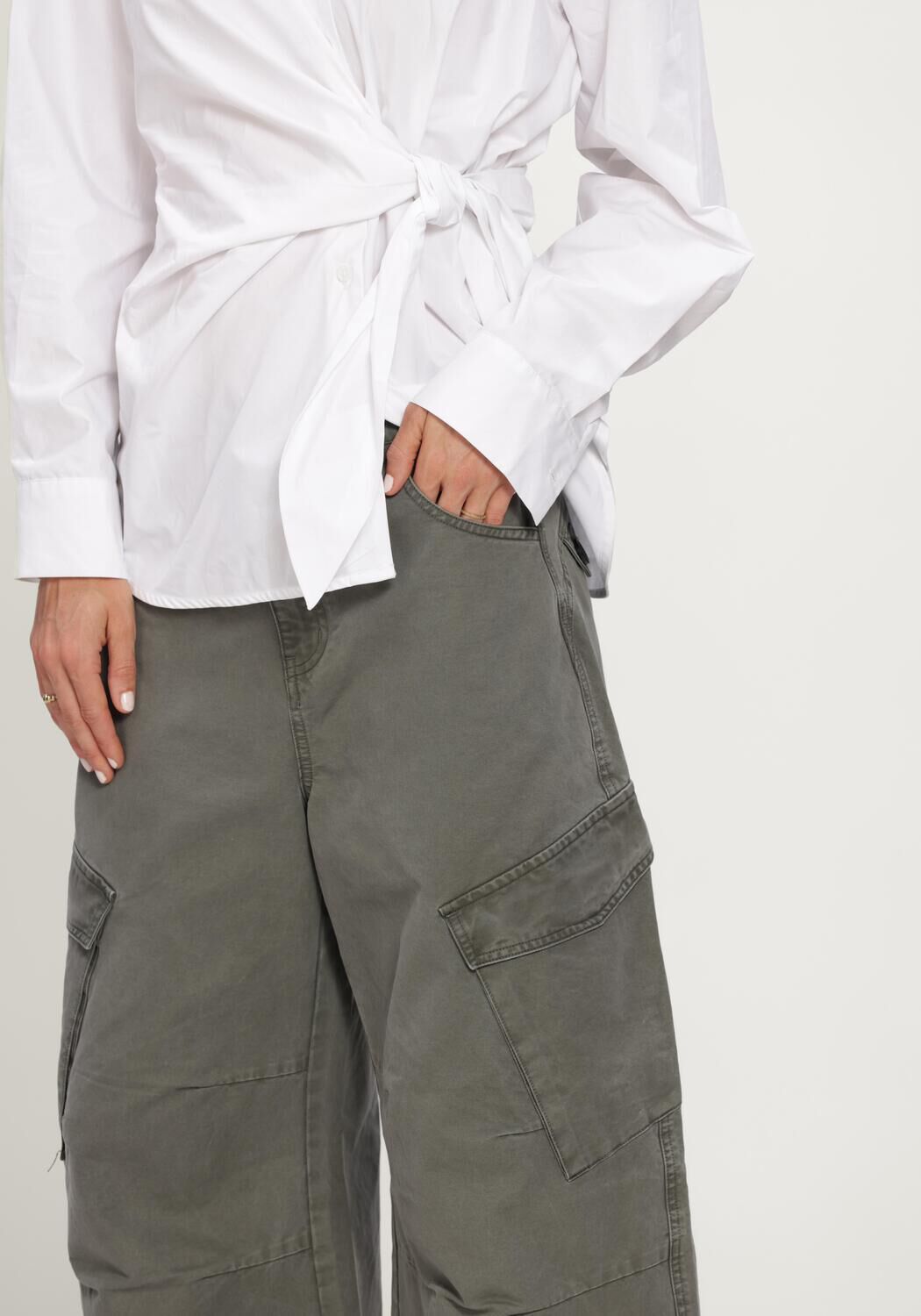 Groene CIRCLE OF TRUST Broeken/jumpsuits MACY PANTS - large