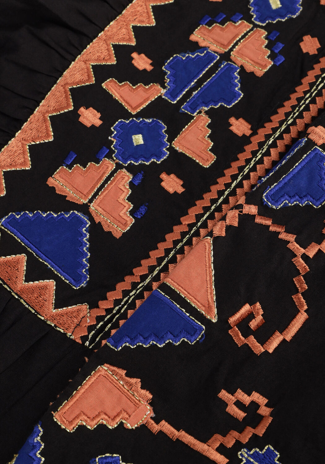 BY-BAR GABIE EMBROIDERY BLOUSE Blouses en noir - large