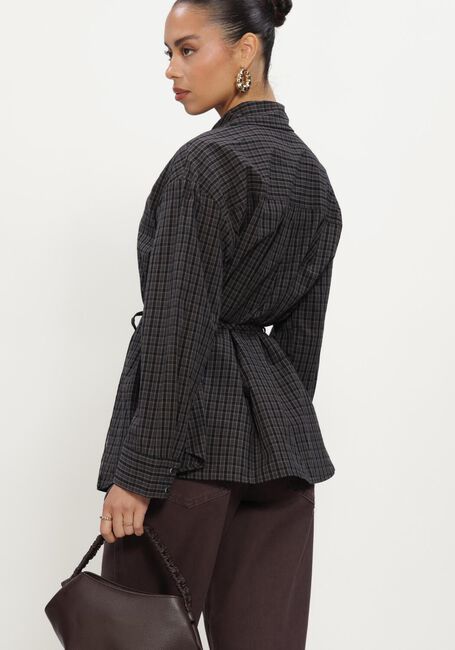 OBJECT OBJDELVA L/S LO SHIRT Blouses en marron - large