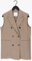 CO'COUTURE Gilet TAME OVERSIZED VEST en taupe