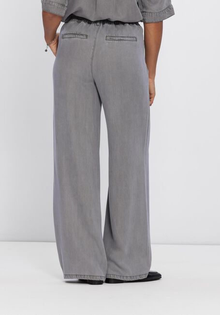 Grijze OBJECT Wide jeans OBJFRAME LISA WIDE MW PANTS - large