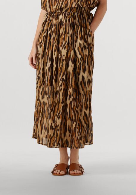 LOUIZON Jupe maxi PAISIBLE en marron - large
