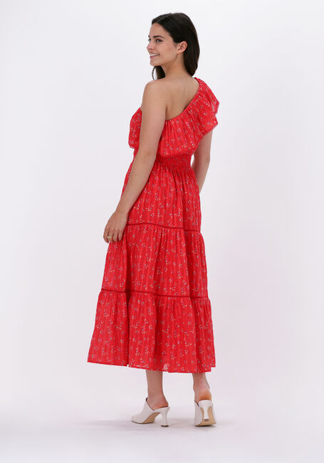 Rode Y.A.S. Midi jurk YASFEEL O/S MIDI DRESS - FEST - large