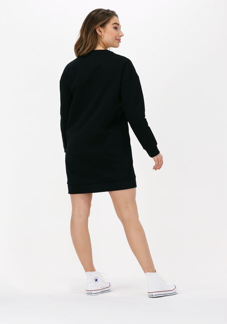 Zwarte LYLE & SCOTT Mini jurk SWEATTSHIRT DRESS - large