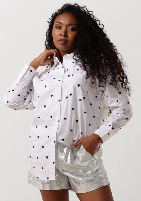 Witte CO'COUTURE  HEARTCC OVERSIZE SHIRT - large