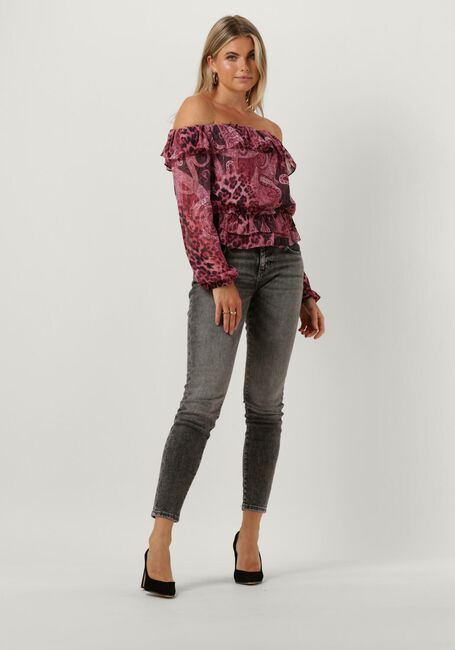 Roze GUESS  OFF SHOULDER LUCY TOP - large