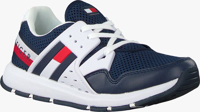 Blauwe TOMMY HILFIGER Lage sneakers LOW CUT LACE UP SNEAKER - large
