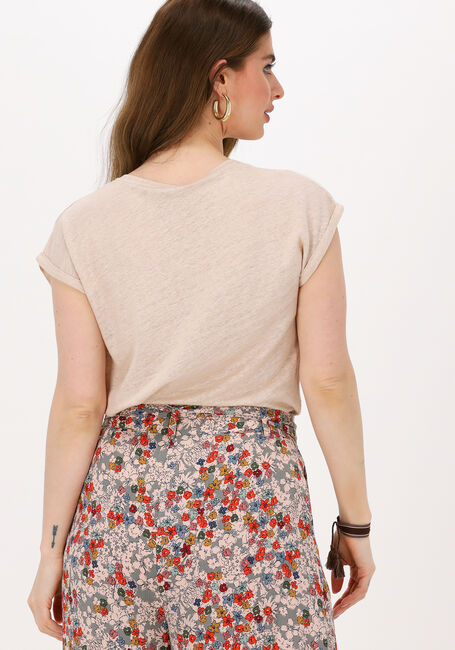 BY-BAR T-shirt MILA LINEN TOP Sable - large