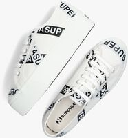 Witte SUPERGA Lage sneakers 2790 LETTERING TAPE - medium