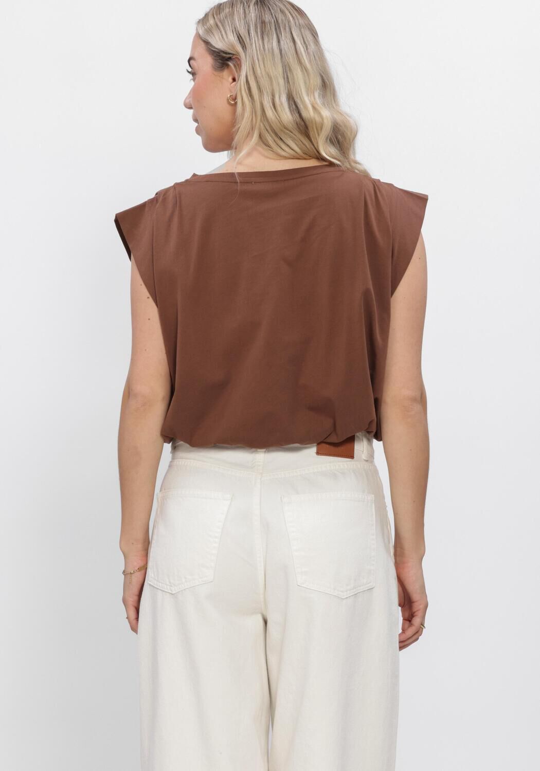 Bruine SUNCOO T-shirt MARCHA - large