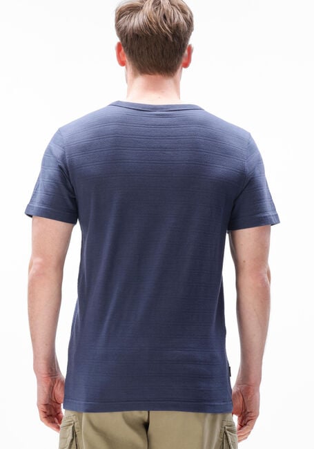 PME LEGEND T-shirt JACQUARD STRIPED en bleu - large