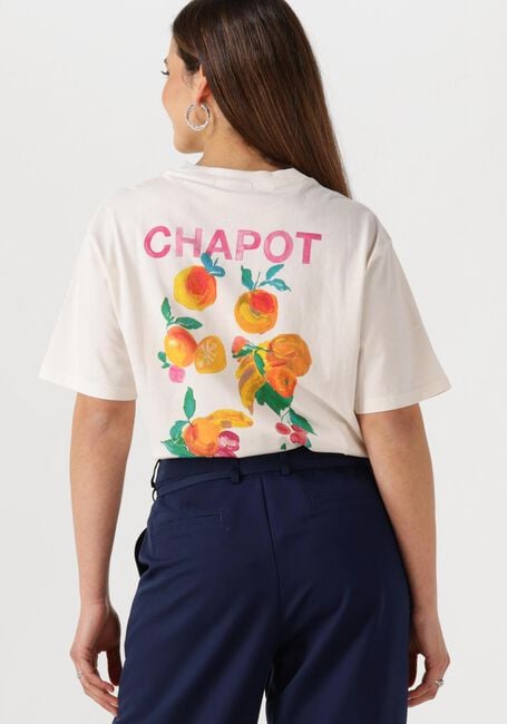 Witte FABIENNE CHAPOT T-shirt STEVE SKETCHBOOK T-SHIRT - large