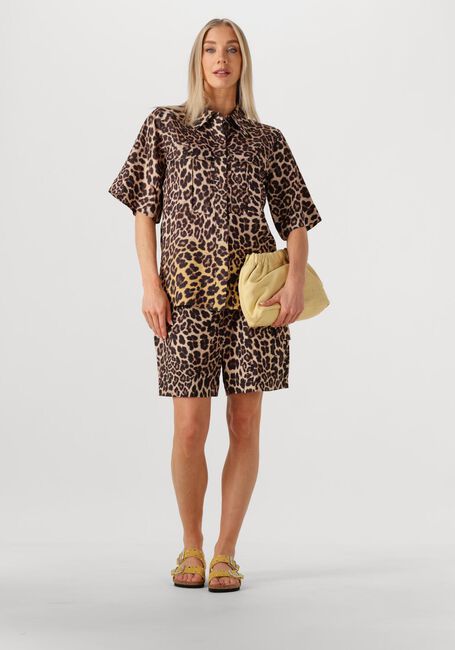 Bruine COPENHAGEN MUSE Broeken/jumpsuits CM GABBY SHORT - large