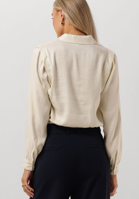 Ecru VANILIA  ROMANTIC STRUCTURE SHIRT - large