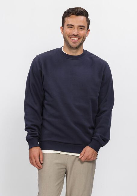 Donkerblauwe LES DEUX Sweater BEN ARTIST SWEATSHIRT - large