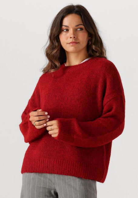 OBJECT Pull OBJSAGGIA LS LO PULLOVER en rouge - large