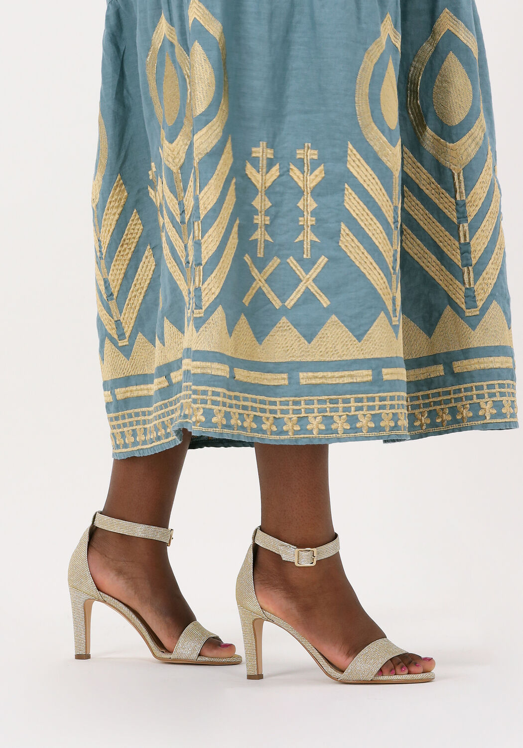 Gouden NOTRE-V Sandalen 27242 | Omoda