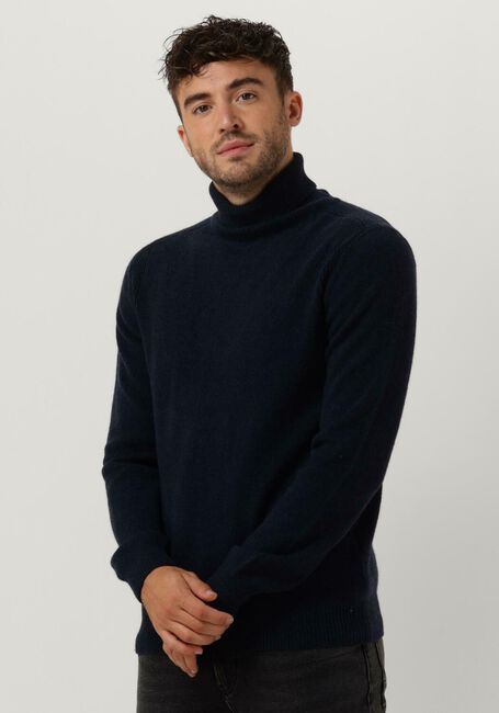 ANERKJENDT Col roulé AKNICO SOLID ROLL NECK LAMBSWOOL Bleu foncé - large