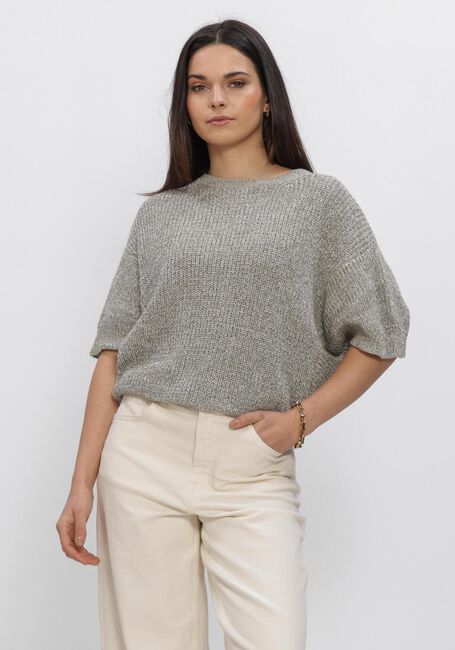 SIMPLE Haut SHORT SLEEVE TOP en gris - large