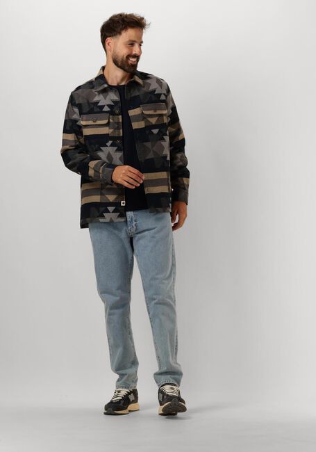 ANERKJENDT AKKIKKI L/S WAFFLE TEE Polos & T-Shirts en bleu - large