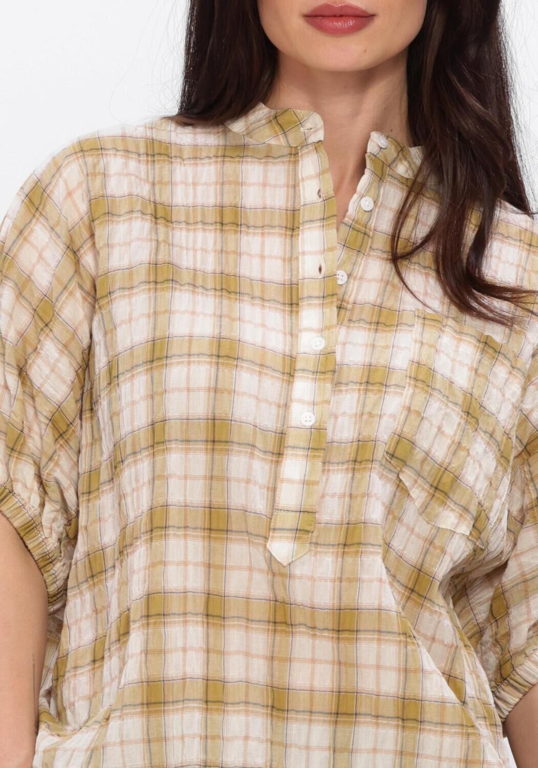 PENN & INK BLOUSE Blouses en jaune - large