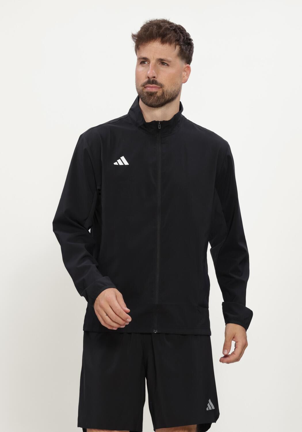 Zwarte ADIDAS Jack ADIZERO E JCKT - large